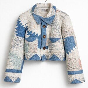 Handmade Cropped Quilt Coat